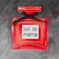 thumbnail image 2 of Atelier B Art Studio 20x20 White Modern Wood Framed Museum Art Print Titled - PERFUME RED BOTTLE, 2 of 4