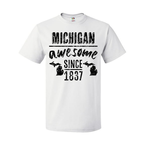 Inktastic Michigan Awesome Since 1837 T-Shirt