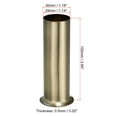 thumbnail image 2 of Uxcell Candle Socket Covers, 3.9 Inch Tall Chandelier Sleeves Base Holder, Bronze 6 Pack, 2 of 5