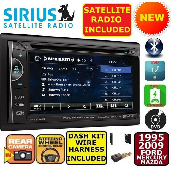 FORD MERCURY MAZDA TOUCHSCREEN Radio Stereo Bluetooth Double Din Dash Kit DVD