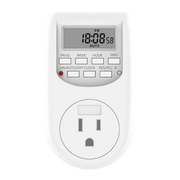 US Plugin Programmable Timer Switch Socket 50Hz with Summer Time