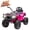 24V Rose Pink, variant on Okybaby 12V Kids Ride on Electric ATV with Dual Motor, Off Road Ride on Toy Cars with 2WD,MP3,LED Lights, Kids Electric ATV for Toddlers Aged 3 , Black