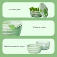 thumbnail image 2 of Escurridor de frutas y verduras de 4L, escurridor de frutas y verduras de gran capacidad, cierre seguro de tapa, mango giratorio, suministros de cocina, 2 of 8