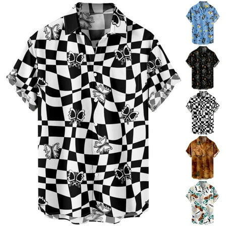 

Big & Tall Men Casual Short Sleeve Tee Shirts Front-Pocket Soft Blouses for Boys 5-14 Years