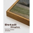 thumbnail image 4 of Drsoum Vintage Landscape 24x36in Brown Framed Wall Art Mountain Range Retro Classic Farmhouse Paints Rustic, 4 of 7