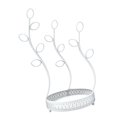 thumbnail image 3 of Expositor de joyas en forma de torre, moderno expositor de pulseras, estante de mesa para el cabello Blanco, 3 of 8