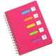 thumbnail image 1 of Cuaderno en espiral A5, libreta de 2 pulgadas con separador, cuaderno en espiral forrado para oficina y escuela (rojo), 2 uds., 1 of 5