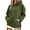 Army Green, variant on FchengtaiS Oversized Hoodies Sweatshirts for Womens Casual Loose Fleece Hooded Pullover Tops with Pockets and Side Split