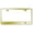 Gold, variant on Plain Stainless Steel 4 Hole License Plate Frame (Chrome)
