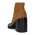 thumbnail image 4 of FSJ Women Fashion Round Open Toe Thong Booties Chunky High Heel Sandals Flip Flop Ankle Boots Side Zipper Party Prom Shoes Size 8 Khaki, 4 of 4
