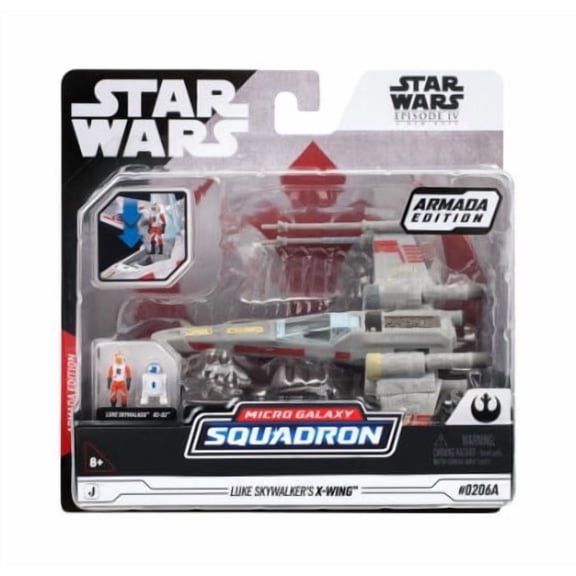 SWJ - Medium Vehicle (5" Vehicle & Figure Assortment) - X-Wing Luke Skywalker - Series 10 (Armada Edition)