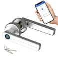 thumbnail image 2 of Smart Fingerprint Door Lock With APP Keyless Entry Door Lock Set With Keypads And Handle Electronic Code Deadbolt Lock ,Smart and Convenient, 2 of 4
