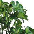 thumbnail image 4 of Northlight 4.25' Unlit Artificial Potted Two Tone Scheffera Plant Tree, 4 of 4