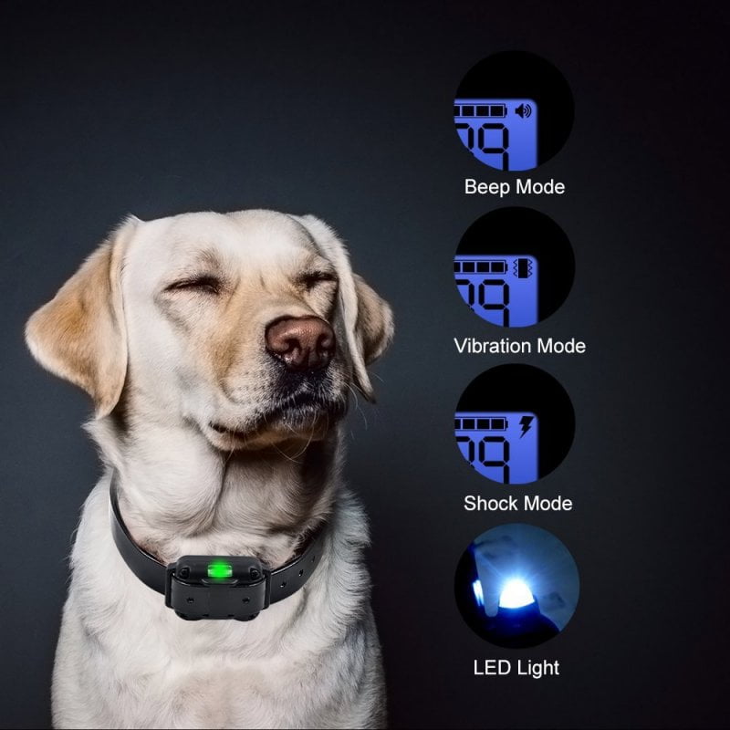 Anti Barking Necklace for Shock Vibratio Warning Training Dogs U.S. regulations