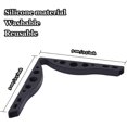 thumbnail image 2 of 4 Pack Reusable Silicone Anti-Fog Nose Bridge Pads - Self-Adhesive Anti-Fog Sponge - Used for Mask, Nose Bridge - Support Clip to Prevent Eyeglasses from Fogging-, 2 of 5
