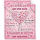 thumbnail image 1 of LHSHID Personlized Granddaughter Blanket from Grandma Grandpa Custom Girl Name Super Soft Flannel Butterfly Throws Blankets Birthday Gift Elephant Decor for Sofa Bed, 1 of 8