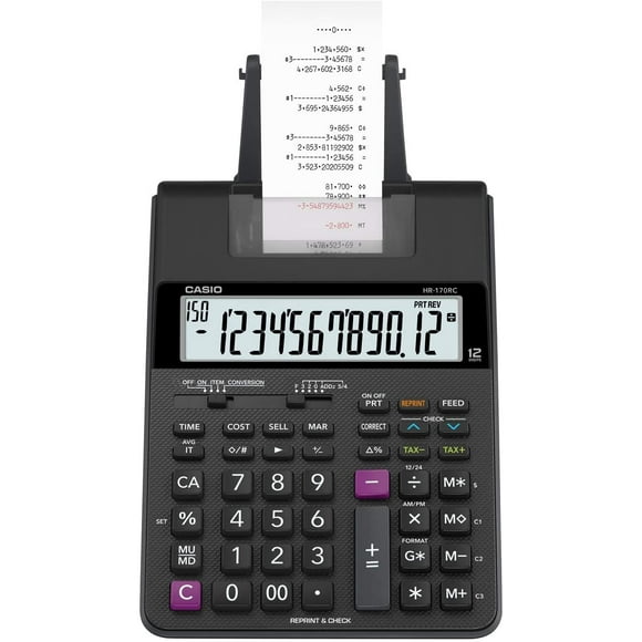 Casio HR-170RC Plus Mini-Desktop Printing Calculator