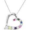 Personalized Family Jewelry Sterling Silver Heart's Journey Pendant