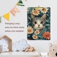 thumbnail image 4 of FORMRS Acrylic Clipboard with Low Profile Clip Standard A4 Letter Size, 12.5" x 9", Flowers Cat, 4 of 8