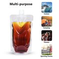thumbnail image 5 of 10 Pcs Liquid Pouch Food Grade Leak Proof With Screw Cap Spout Concealable Fluid Bags With Funnel For Outdoors cy200ML, 5 of 5