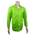 thumbnail image 2 of Medium Weight 9010 Fabric, Lapel Collar, Three Snap Adjustment Sleeve - High Visibility, 2 of 4