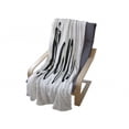 thumbnail image 4 of Brandon Soft Flannel Fleece Throw Blanket, Widespread Name Design with Monochrome Letters Cursive Font Pattern, Cozy Plush for Indoor and Outdoor Use, 50" x 70", Black and White, by Ambesonne, 4 of 6