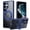 Blue, variant on Allytechgroup Magnetic Case for Samsung Galaxy S25, Build-in Rotating Kickstand Bumper Shockproof Hybrid TPU PC Rugged Drop Protection Phone Cover for Samsung Galaxy S25, Blue
