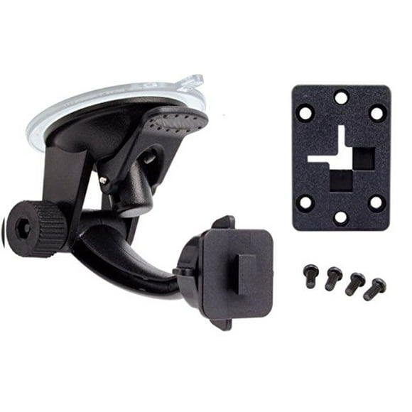 ChargerCity Windshield Suction Mount for Sirius XM Onyx EZR EZ Plus Lynx Satellite Radio w/ Single T (XM) Delphi Skiff and AMPS Pattern (SiriusXM) Compatible