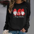 thumbnail image 2 of Sudaderas de Cuello Redondo de Navidad Para Mujer Blusa de Manga Larga Estampada Informal de Moda Odeerbi ODB209338, 2 of 5