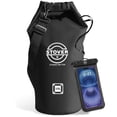 thumbnail image 1 of Mochila STOVER 10L impermeable con funda para teléfono, color negro, 1 of 8