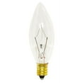 thumbnail image 2 of Satco 15 Watt B8 Incandescent - Clear - 1500 Average rated hours - 114 Lumens, 2 of 2
