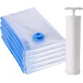 thumbnail image 1 of LoonWear Vacuum Storage Bags with Hand Pump, 40 x 60 cm, Set of 6, Space Saver Compression Bags Clear, 1 of 5