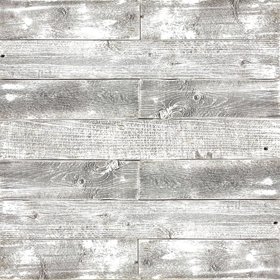 BARNWOODUSA Real Reclaimed Wood Planks - Easy Nail-Up Shiplap Panels for Rustic Wood Wall Paneling (White Wash, 10 Square Feet)