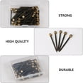 thumbnail image 3 of ROMANSENTIAL 1Set Photo Frame Nail Black Boxed Durable Iron Nails for Home Use Picture Hooks, 3 of 4