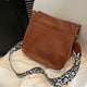 thumbnail image 4 of Bolso bandolera Bolso de piel para mujer Bolso bandolera Bolso cubo para mujer, correa ajustable, 4 of 5