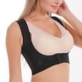 thumbnail image 4 of BAODANN Women Lifting Gather X Shaped Beautify Back Corset Chest Back Posture Correction Front Buckle Bra Sports Bra with Padding Strapless Sports Bras for Women Tan Sports Bra 36ddd Sports Bras for, 4 of 8
