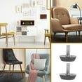 thumbnail image 2 of FELTECHELECTR 100 piezas de cuñas para muebles, niveladores de muebles, patas de muebles con tornillos, patas ajustables para muebles, 2 of 7