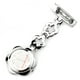 thumbnail image 3 of Broche de cadena de enfermera de metal jinwen Reloj de enfermería Colgante Bolsillo Plata, 3 of 6