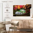 thumbnail image 5 of Elephant Stock Huai Mae Khamin Waterfall Wall Art - Horizontal Canvas Wall Art - Living Room Wall Decor - Wellness Canvas - Teal And Orange Decor - 12" x 8", 5 of 8