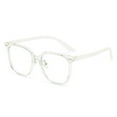 thumbnail image 1 of Gafas cuadradas con filtro de luz azul para hombre y mujer, gafas para ordenador con bloqueo UV y lentes transparentes., 1 of 5