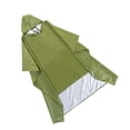 thumbnail image 1 of Greeniant Abrigos de lluvia ligeros resistente al desgaste Cubierta de gotas de lluvia Chubasquero Poncho Chaqueta impermeable Tienda de campaña Escalada ejercito verde Greeniant OD009354-02, 1 of 1