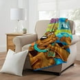 thumbnail image 5 of Warner Brothers Scooby-Doo, "Whole Gang" Micro Raschel Throw Blanket, 46" x 60", 5 of 5
