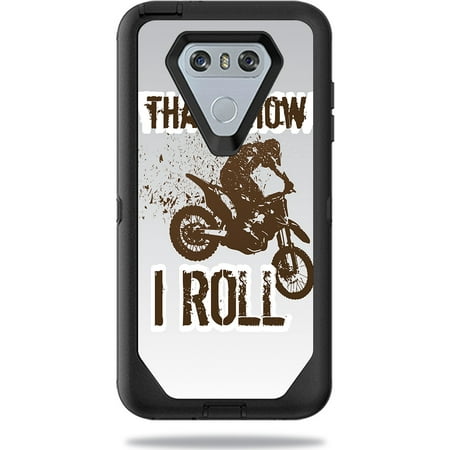 Skin For OtterBox Defender LG G6 Case – Motocross | MightySkins Protective, Durable, and Unique Vinyl Decal wrap cover | Easy To Apply, Remove, and Change Styles | Made in the