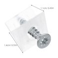 thumbnail image 3 of WEUVEB Clear Plastic Drawer Brackets for Cabinets, Replacement Hardware, Easy to Install, Versatile Use for Furniture Drawers, 3 of 9