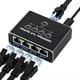 thumbnail image 2 of Divisor Gigabit RJ45 de 1000 Mbps, Adaptador Ethernet de 1 A 4, Conector LAN, Conmutador y Acoplador., 2 of 5