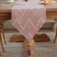 thumbnail image 1 of 13 x 70 ", patrón ondulado Mesa de comedor Mantel Adecuado para café Mesa auxiliar larga de granja Cocina alta Mesa de té/café Decoración de restaurante para fiestas, 1 of 5