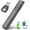 Black, variant on Presentation Clicker with Air Mouse, RF 2.4GHz PowerPoint Clicker for PPT | Rechargeable Wireless Presenter Remote, 2-in-1 USB Type C Presentation Clicker Slide Advancer,Black