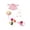 F, variant on 3 Sets Mini Desk Goose Outfits 7 Inches Mini Desk Goose Clothes with Cute Felt Hat Necklace Dresses and Sunglasses for Magnetic Porch Geese Key Holder Decor Gifts