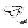 thumbnail image 3 of Photochromic Cycling Sports Glasses, Lightweight PC Transition Lens Riding Eyewear for Day Night Outdoor Bike Sports, 3 of 6