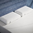 thumbnail image 2 of Bedding Textiles Cloud Memory Foam Bed Pillow for Side and Back Sleepers  Queen Size  2-Pack Jiayi, 2 of 5